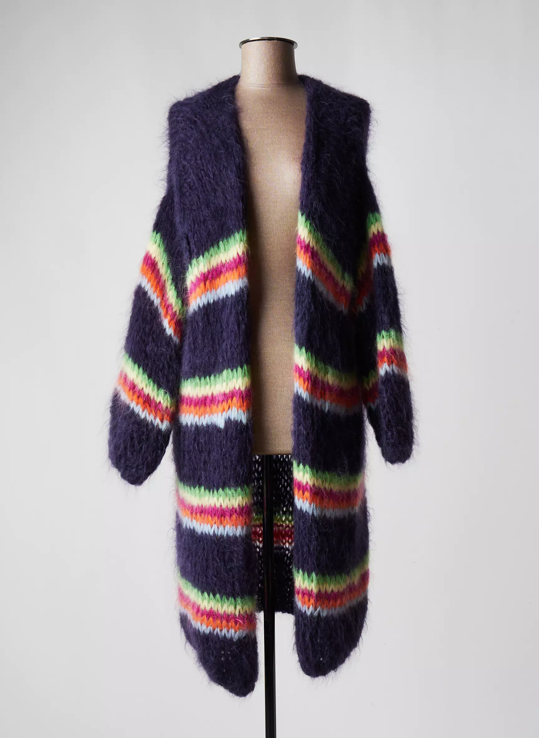 Les Tricots D O Cardigans Femme couleur violet