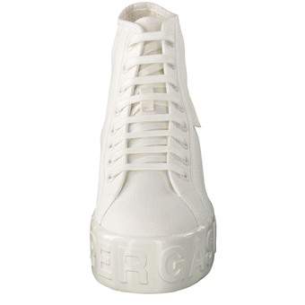 Superga Shiny 3D Lettering Sneaker in weiß
