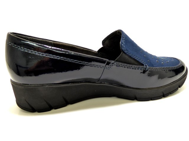 JANA Klassische Slipper blau