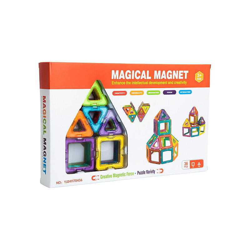 Magnetisk byggesett Magical Magnet, 36 stk.