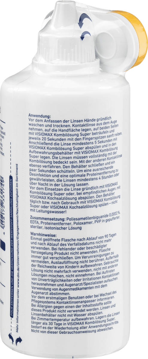 Kontaktlinsen-Pflegemittel Kombilösung Super mit Behälter, 360 ml