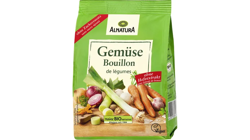 Alnatura Bio Gemüsebouillon hefefrei, Nachfüllpack 290 g