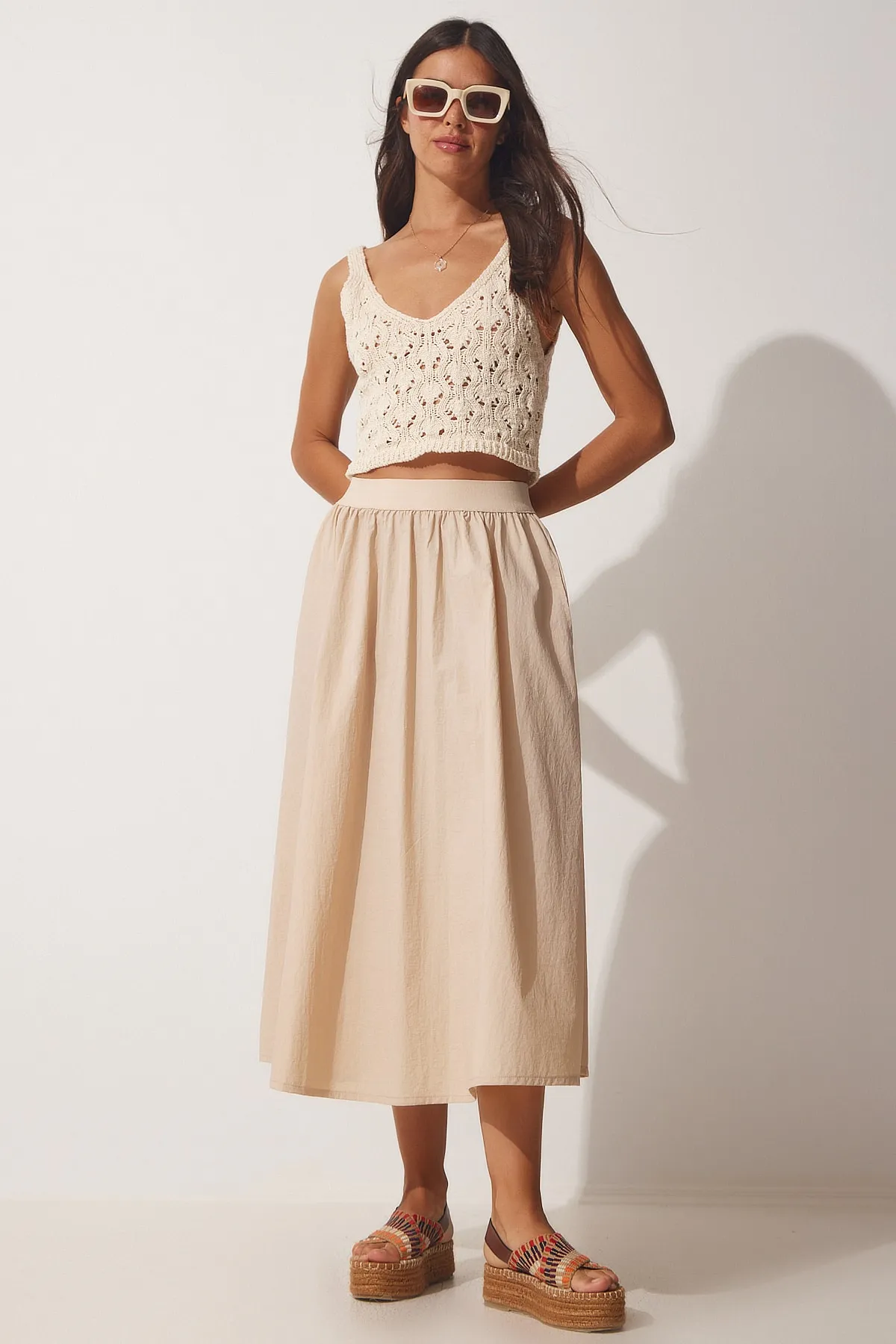 Happiness İstanbul  Rock - Beige - Midi