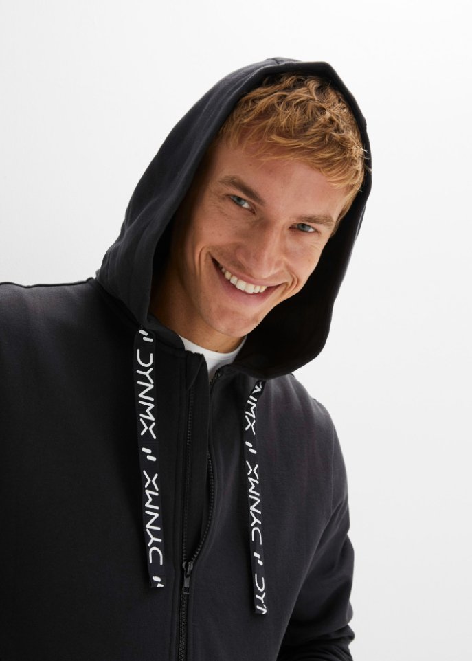 Sweatjacke mit sportlichen Details
