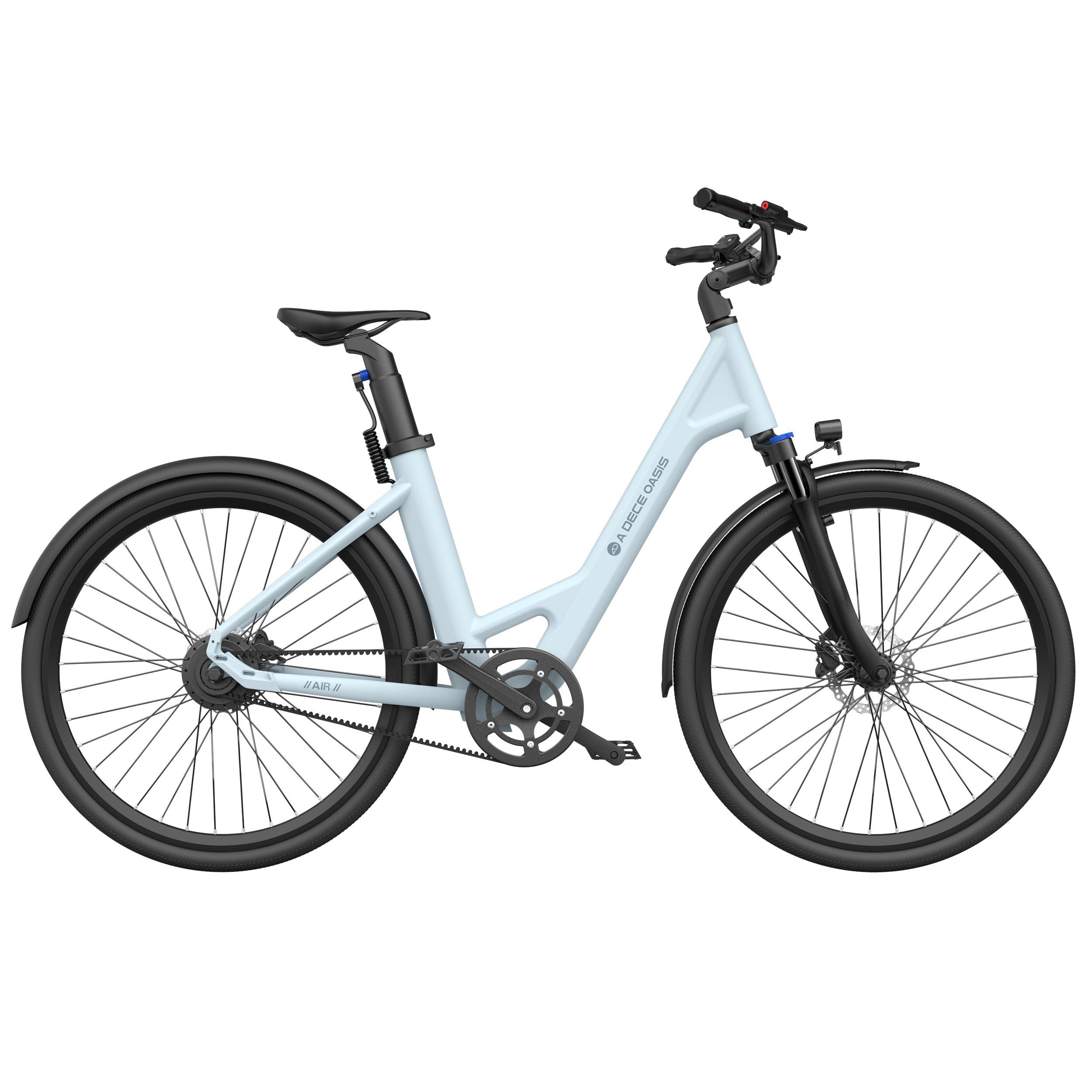 ADO E-Bike Air 28 Elektrofahrrad,Pedelec Riemenantrieb,28 zoll, 1 Gang, Heckmotor, 345,00 Wh Akku, ebike Damen/Herren, 36V 250W Motor