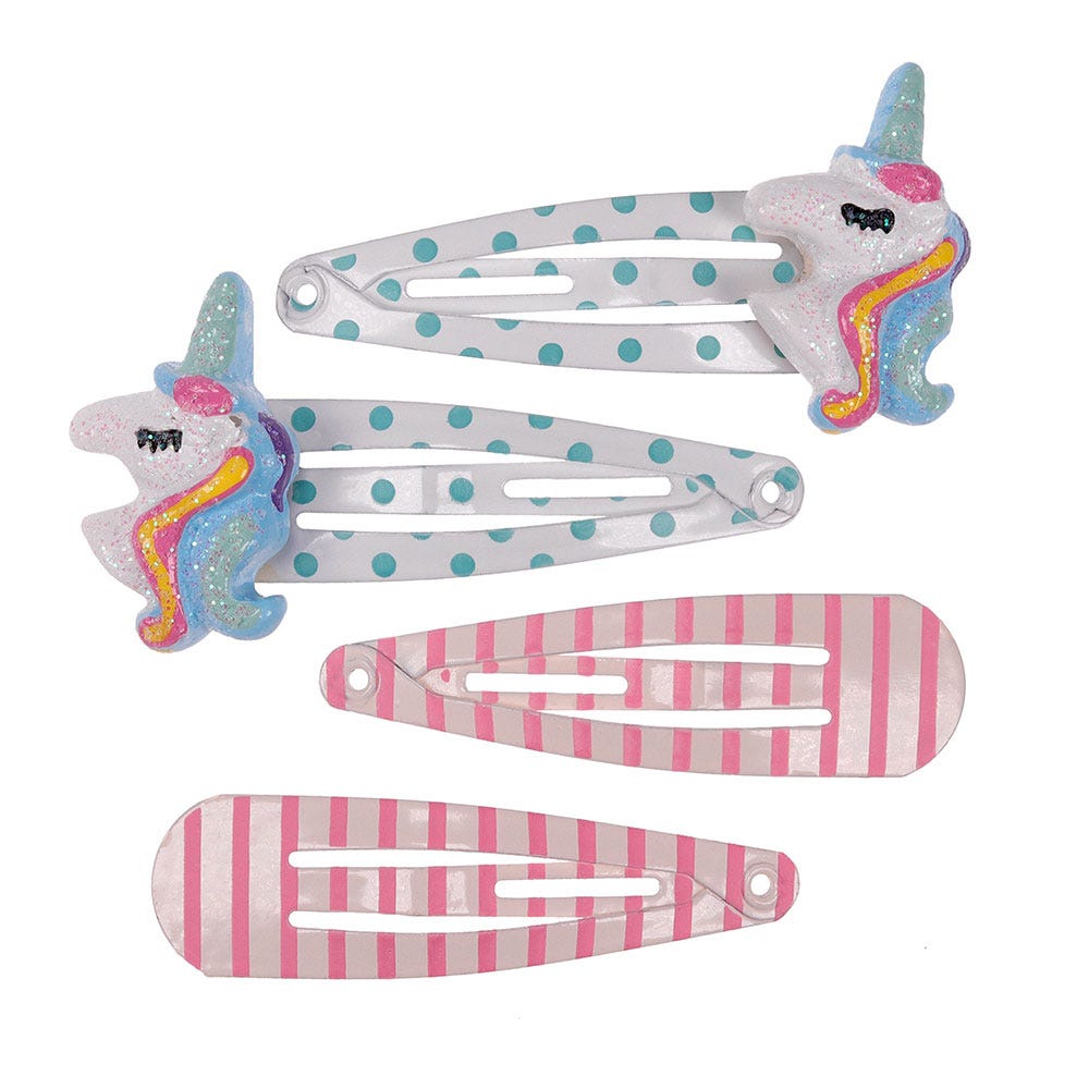 Solida Click-Clack Print Einhorn 4 Stk.