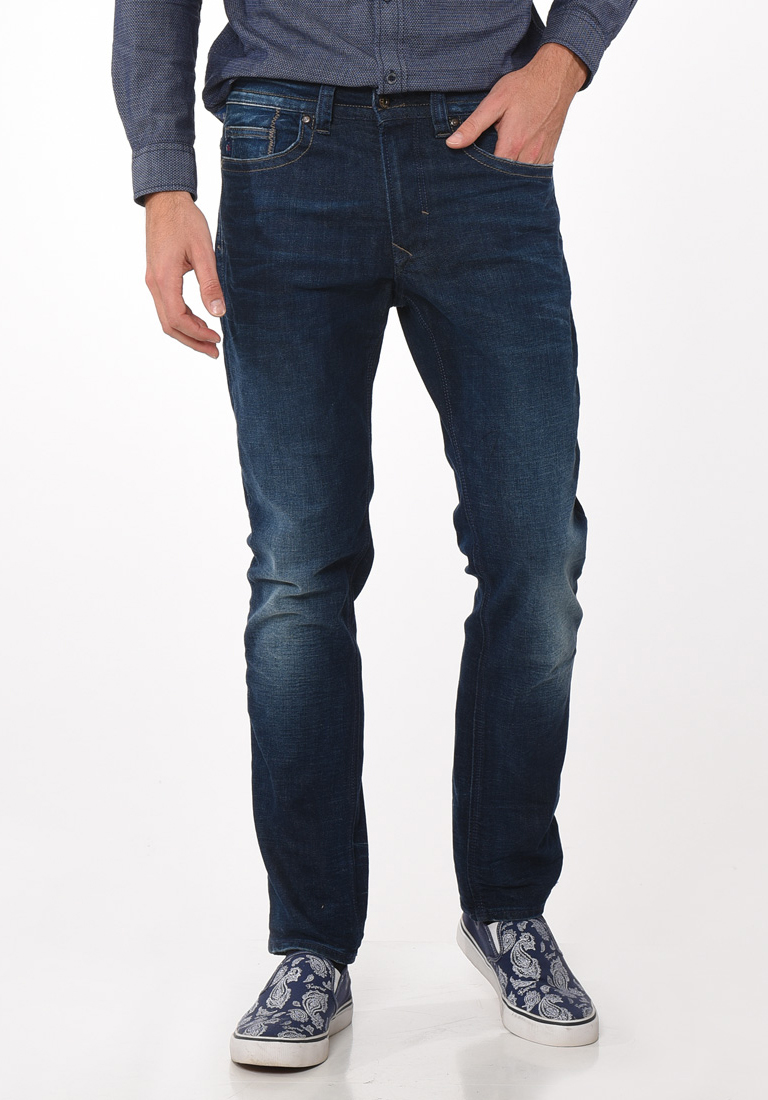BROZZ  Jeans coupe straight matière stretch