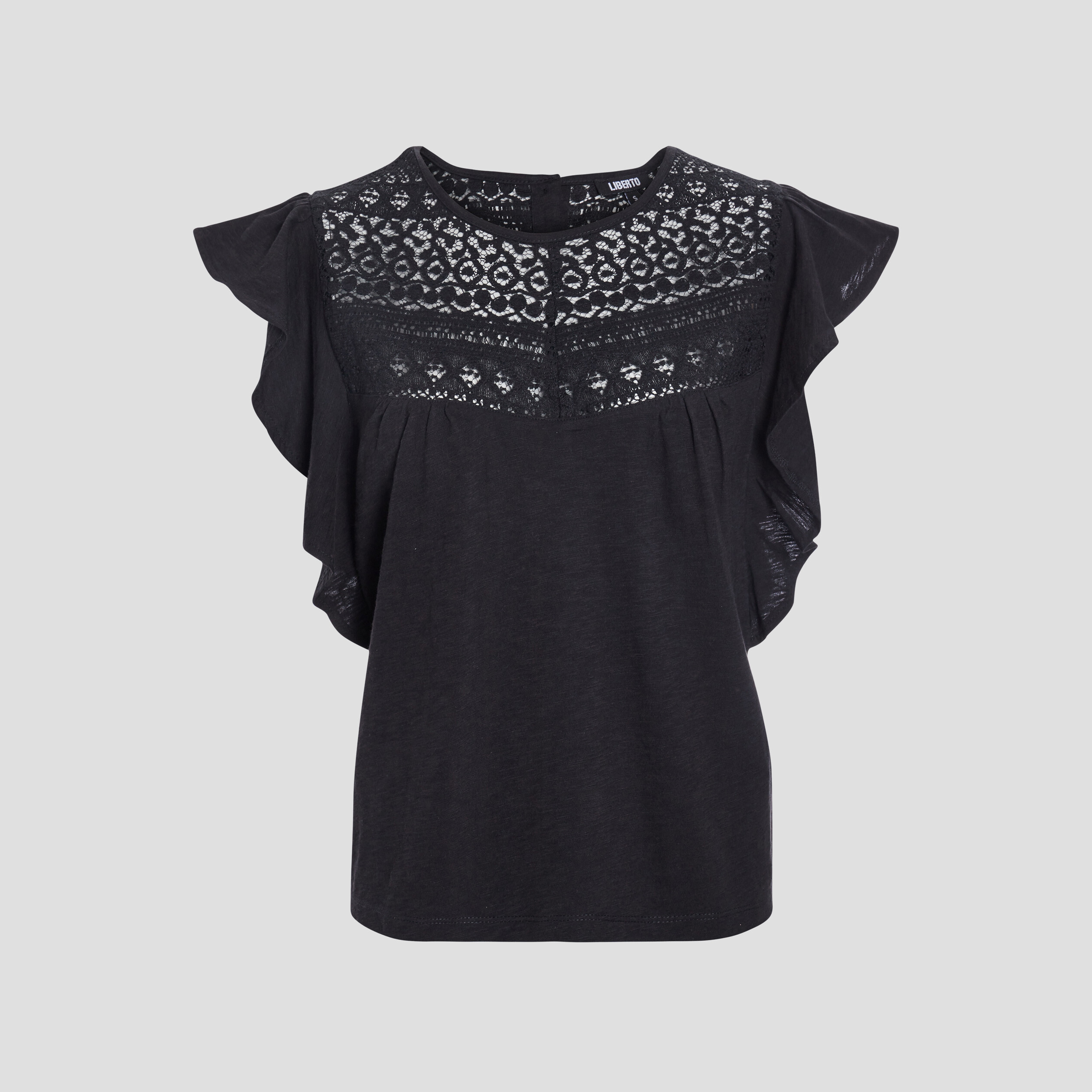 T-shirt manches courtes noir femme | La Halle