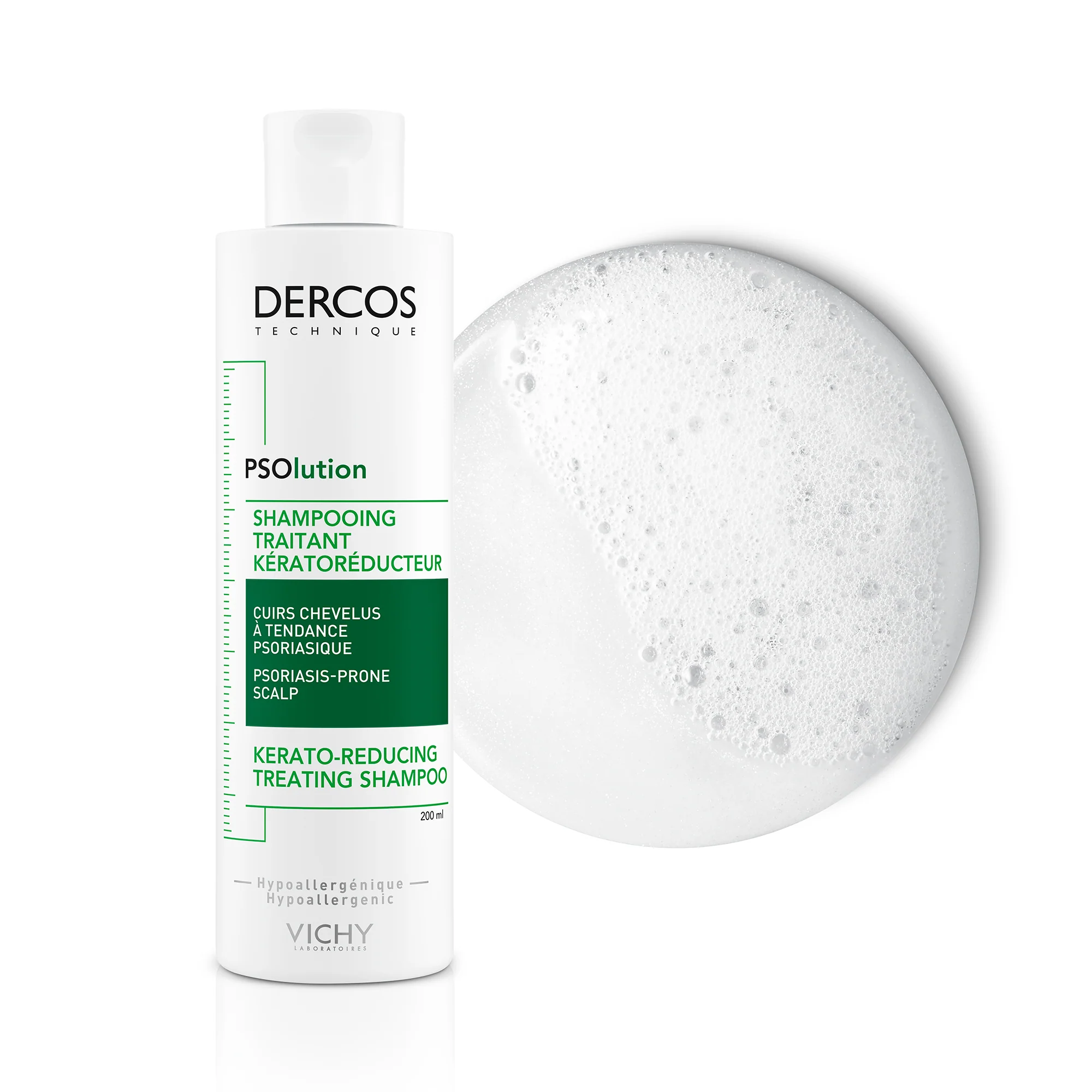 Dercos Șampon Dercos Psolution Anti-Scale - Șampon delicat, Șampon nutritiv
