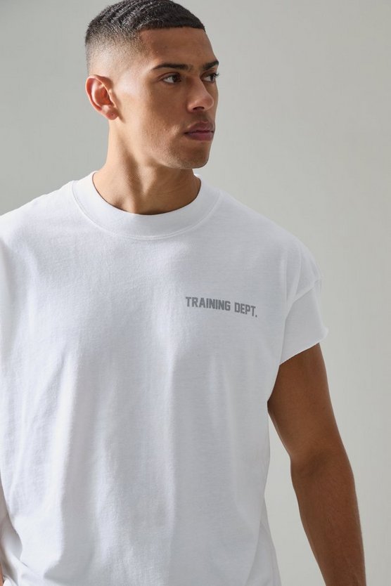 Oversize T-Shirt mit Active Training Dept Print