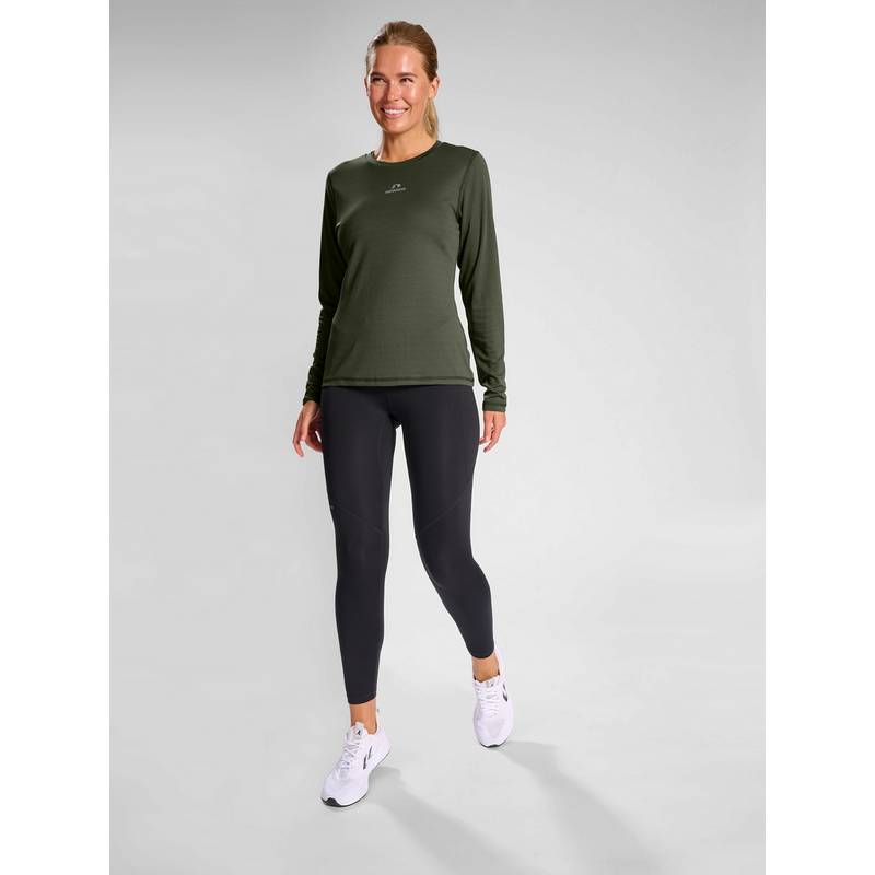 Newline nwlBEAT POLY LS TEE WOMAN T-Shirt Damen