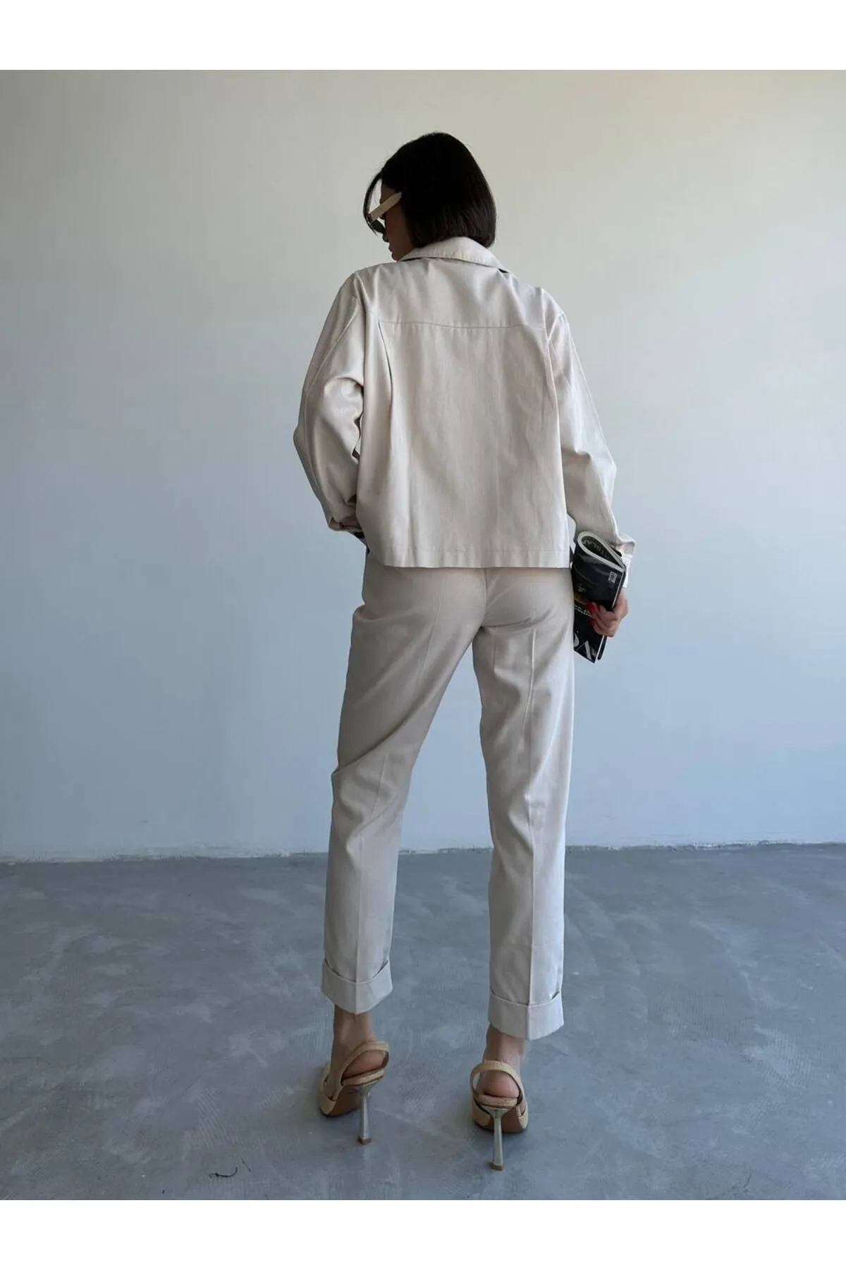 Laluvia  Zweiteiler - Grau - Regular Fit