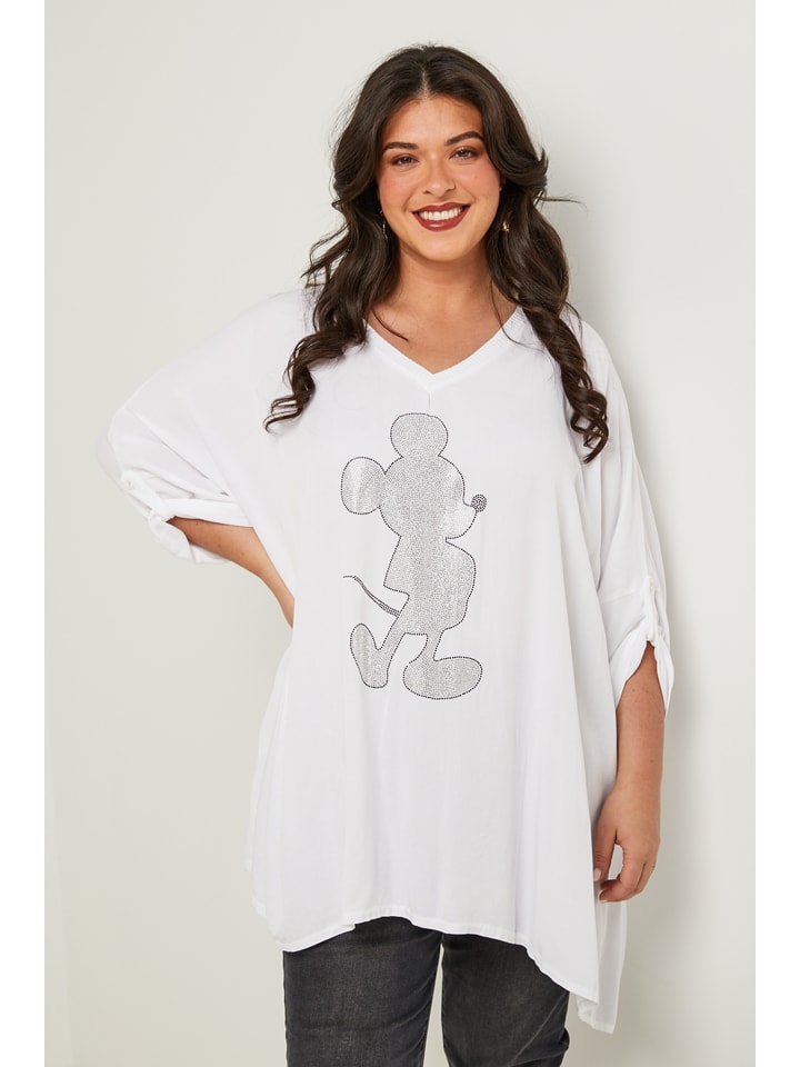 Curvy Lady Tunika in Weiß günstig kaufen