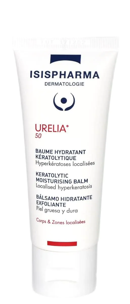 Isispharma Urelia 50% - keratolitinis drėkinamasis balzamas su šlapalu sausai odai 40 ml