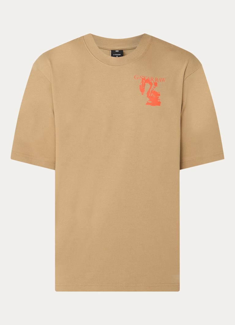 G-Star RAW Industry T-shirt made of organic cotton with logo and back print