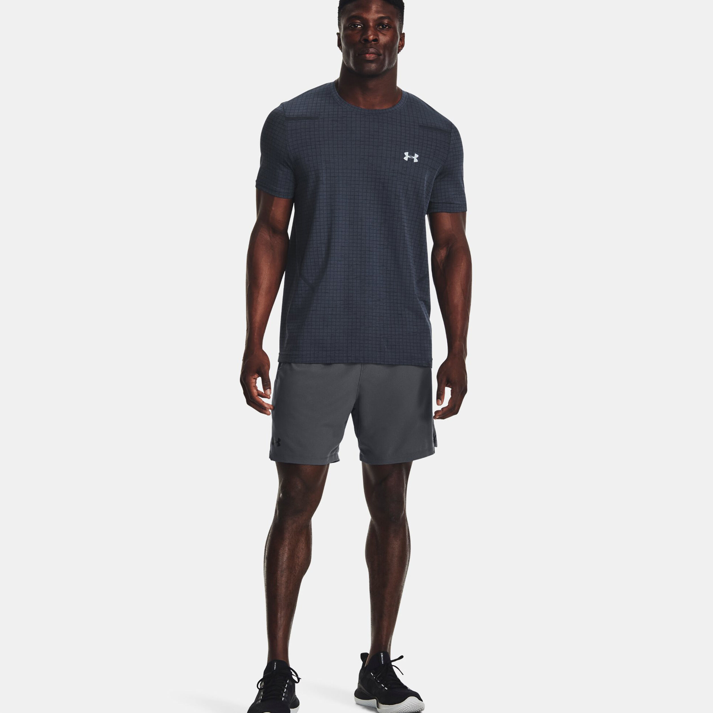 Vansih Woven 6in Shorts Herren - Dunkelgrau, Schwarz