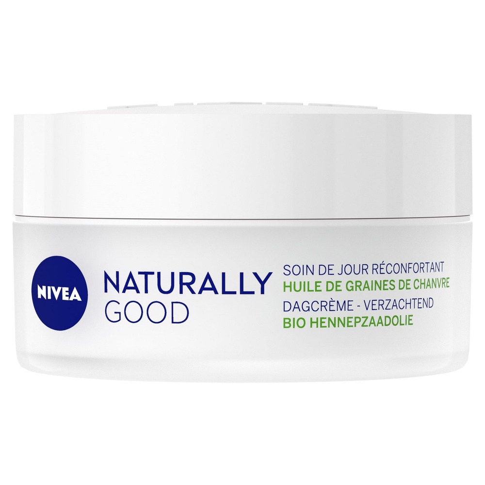 nivea NATURALLY GOOD - Crème de jour Chanvre BIO Soin visage hydratant