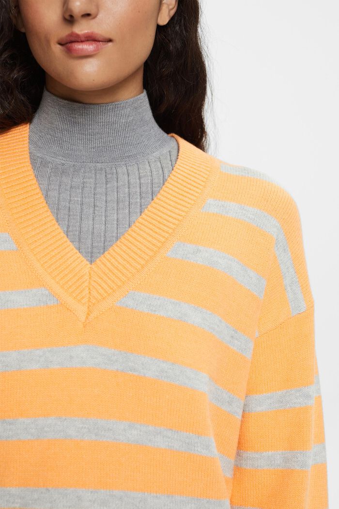 Longsleeve mit V-Ausschnitt