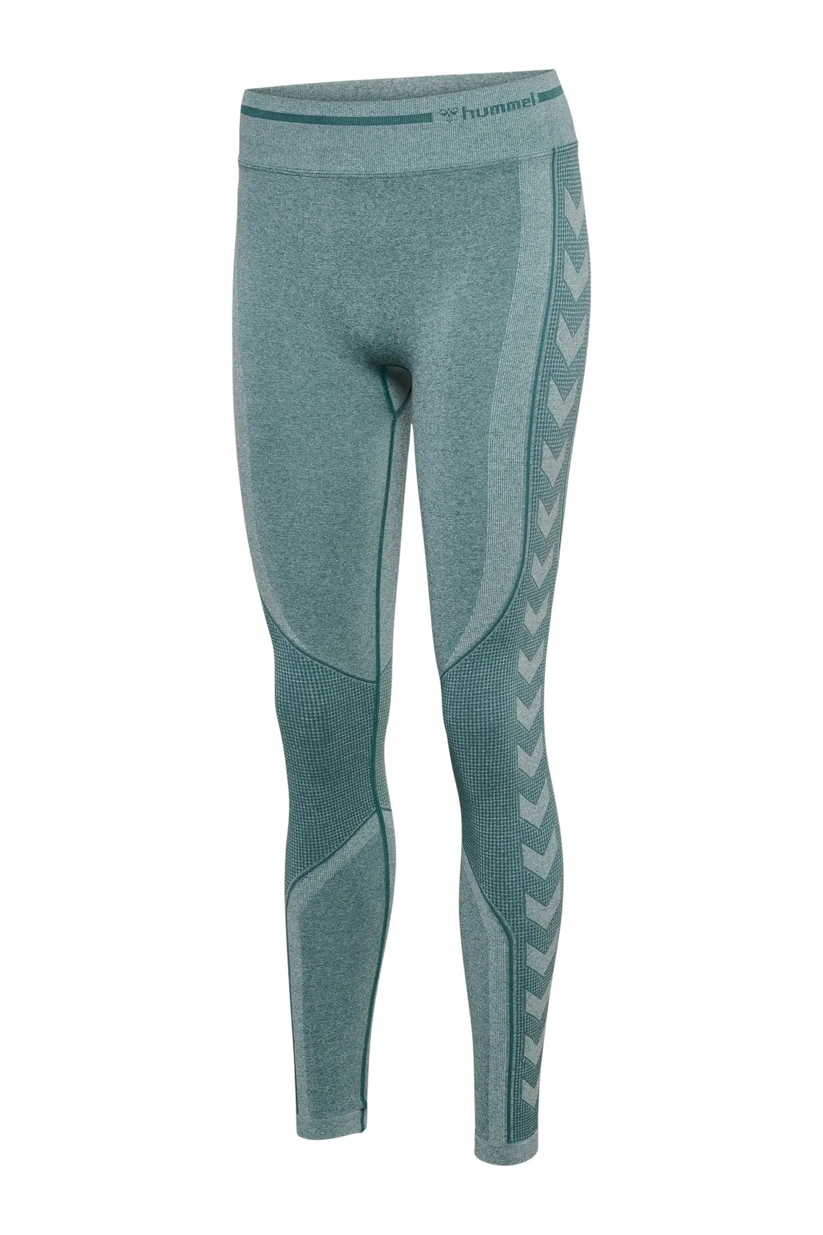 hummel  Sport-Leggings - Grün - Mittlerer Bund