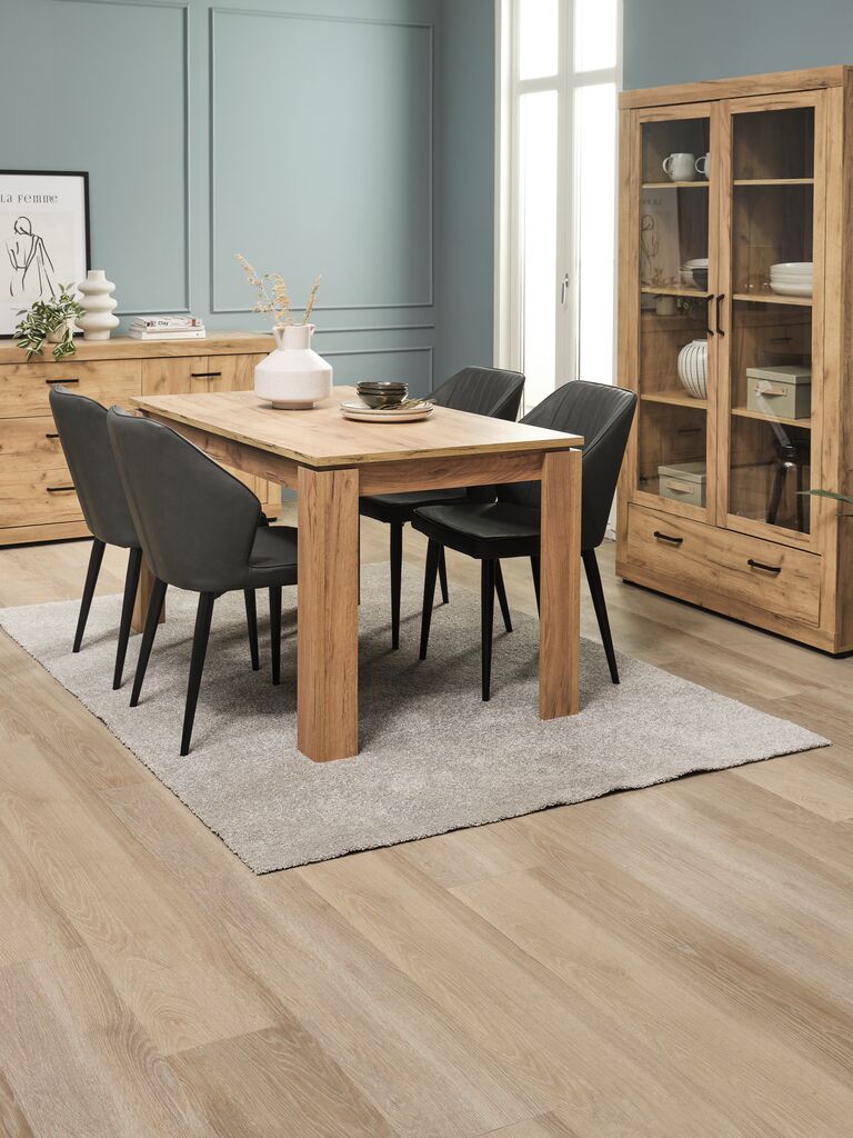 LINTRUP Table à manger LINTRUP 80x140 chêne