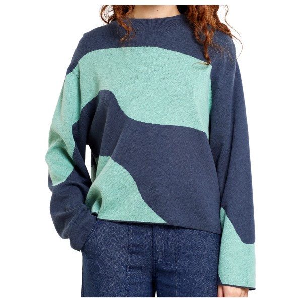 DEDICATED - Women's Sweater Limhamn Flowy Block - Pullover