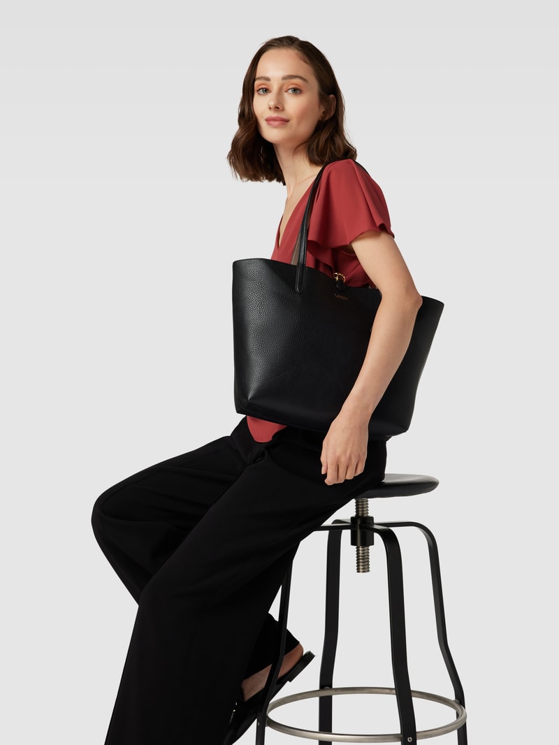 Shopper mit Wendefunktion in schwarz
