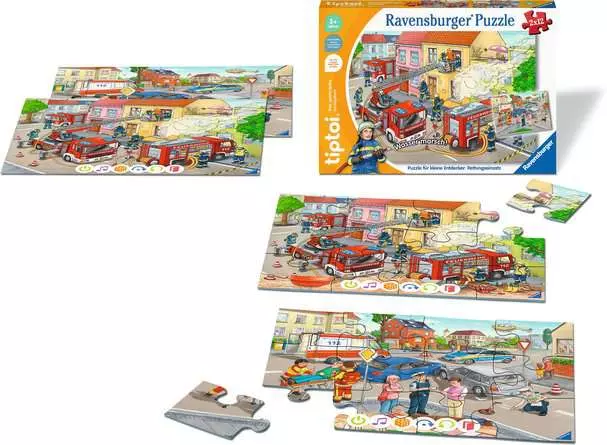 Kinderpuzzle ab 3 Jahren - tiptoi® Puzzle für kleine Entdecker: Rettungseinsatz - 12 Teile