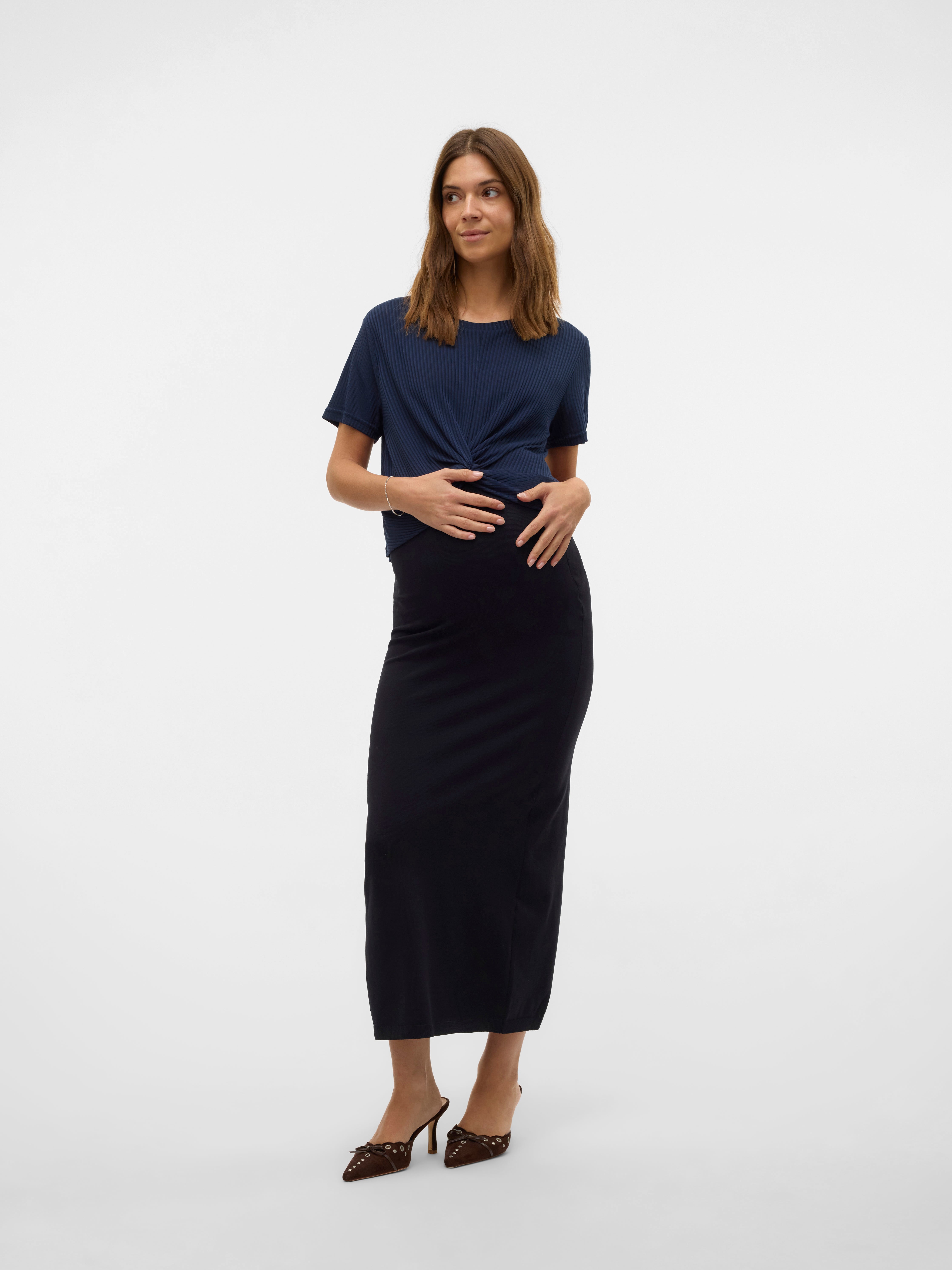 Hohe Taille Midirock