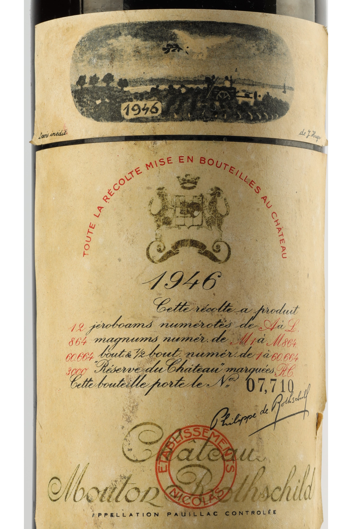Château Mouton Rothschild 1946, Pauillac