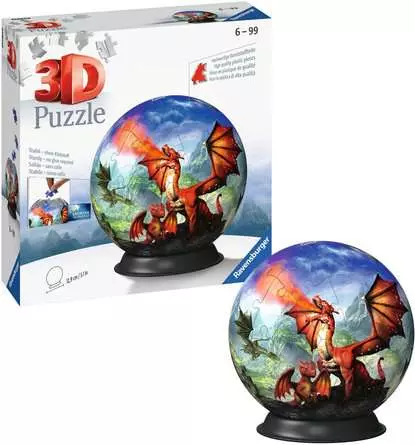 3D Puzzle Ball Mystische Drachen