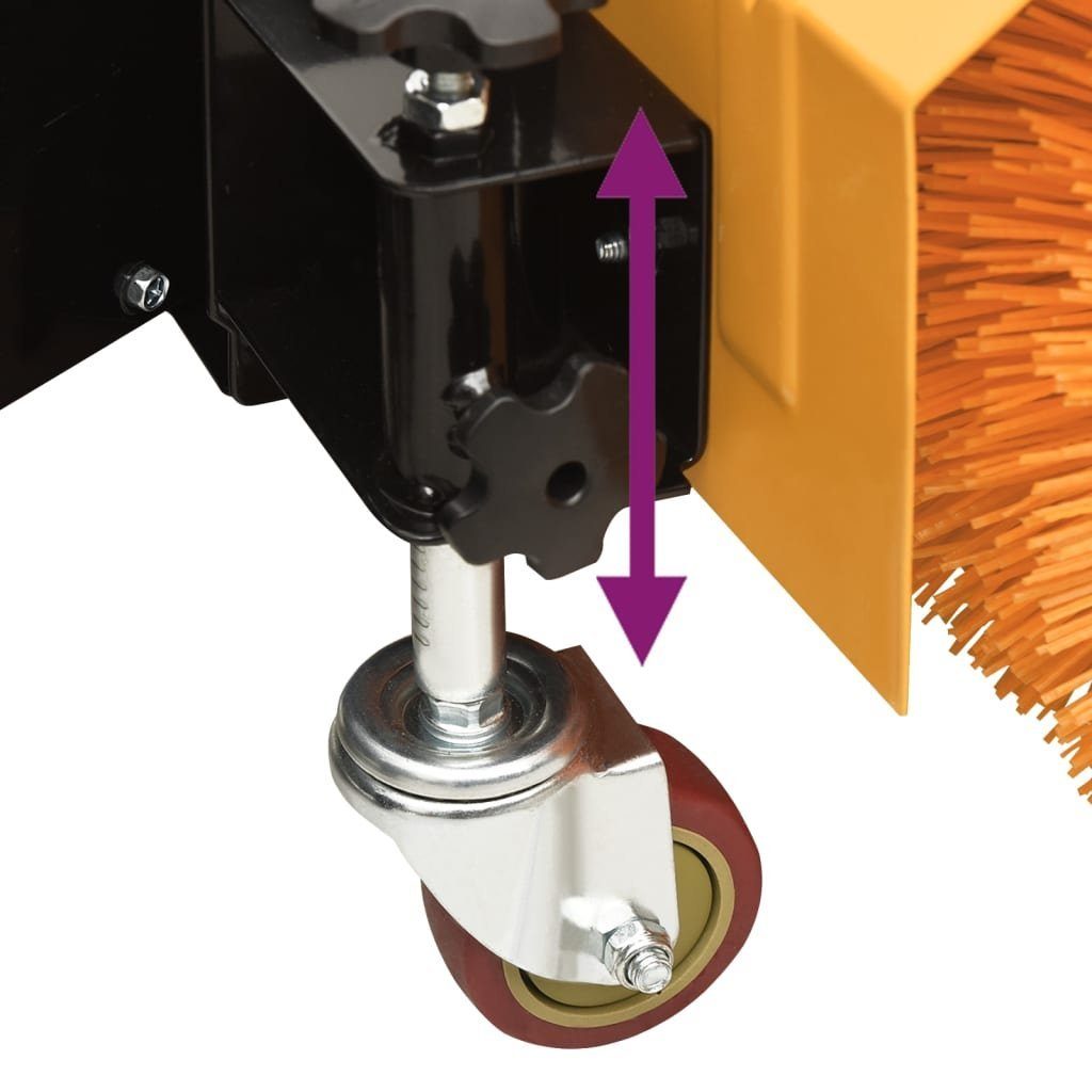 DOTMALL Kehrmaschine 2-in-1 Kombi Benzin Kehrmaschine Schneefräse 6,5PS