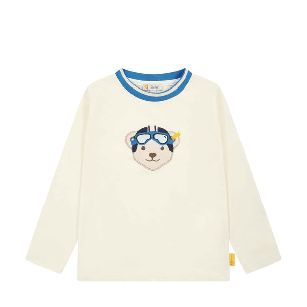 T-Shirt langarm, beige für Jungs