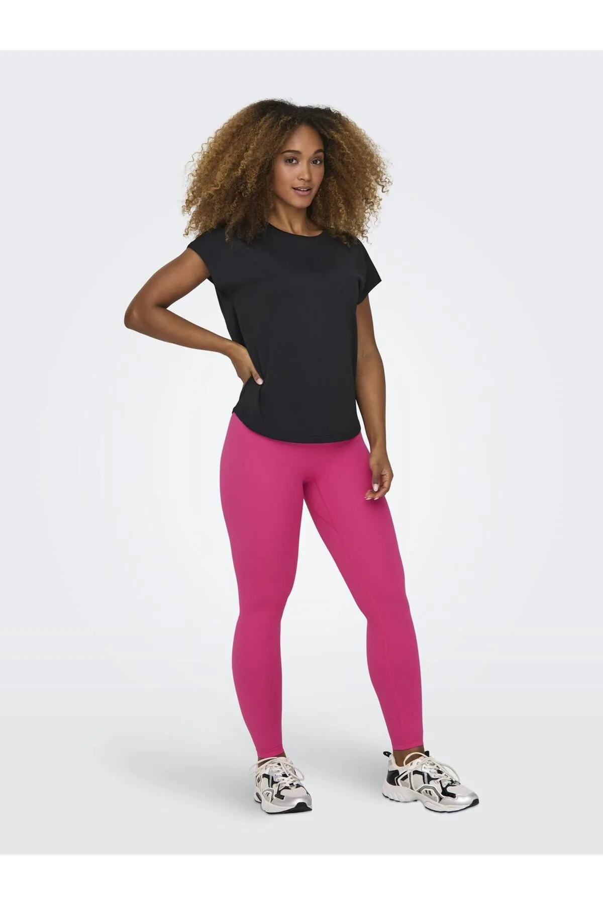 Only Play  Sport-Leggings - Rosa - Mittlerer Bund