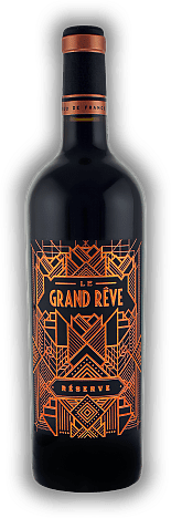 Le Grand Rêve Réserve, Grenache, Syrah, Mourvèdre, IGP Pays d'Herault Mont Baudile, 2020, Süd-Frankreich  Le Grand Rêve Réserve, Grenache, Syrah, Mourvèdre, IGP Pays d'Herault Mont Baudile, 2020, Süd-Frankreich   Jahrgang 2020 - 0,75	 Liter - Vol 13,