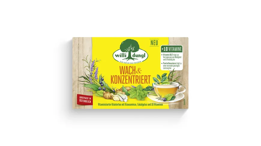 WILLI DUNGL Wach & Konzentriert 36 g