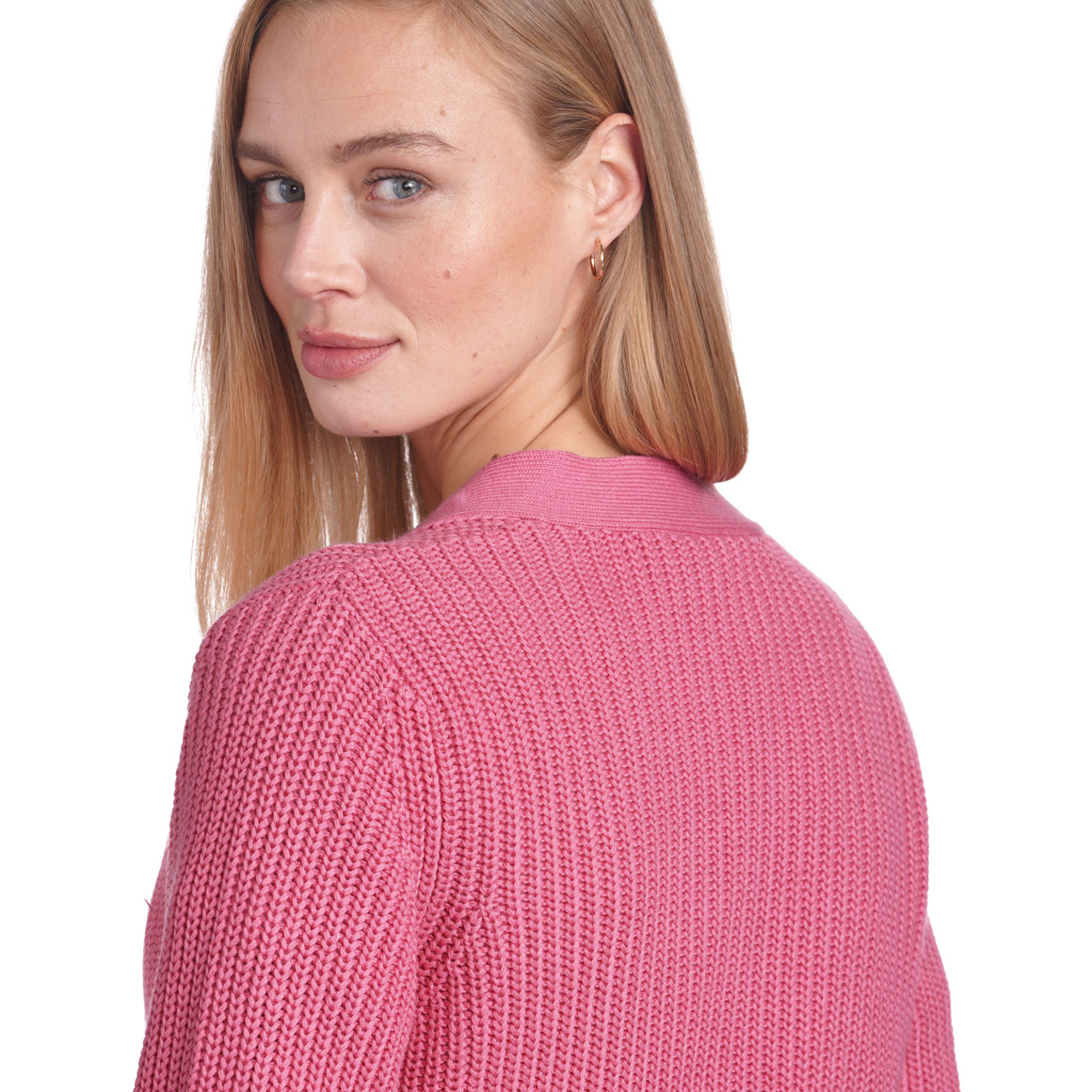 Damen Strickjacke mit Knopfleiste
