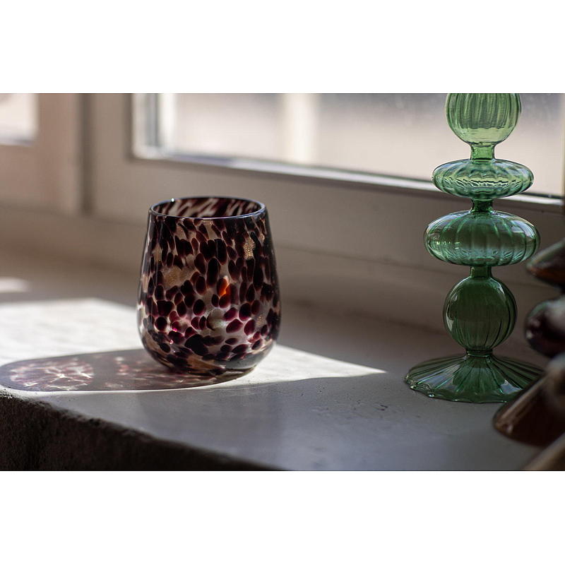 Home Lysestake 9x25,3 cm glass Bubble