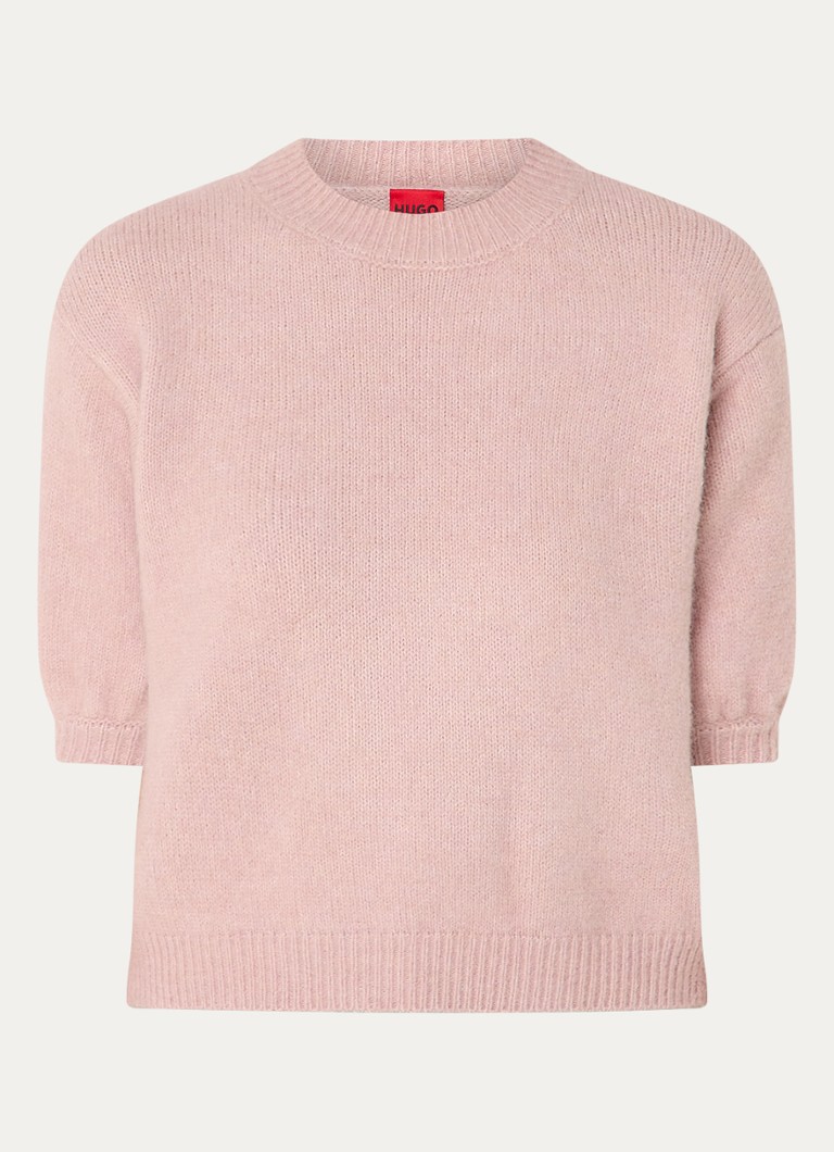 HUGO BOSS Πλεκτό τοπ Sarety από μείγμα αλπακά
