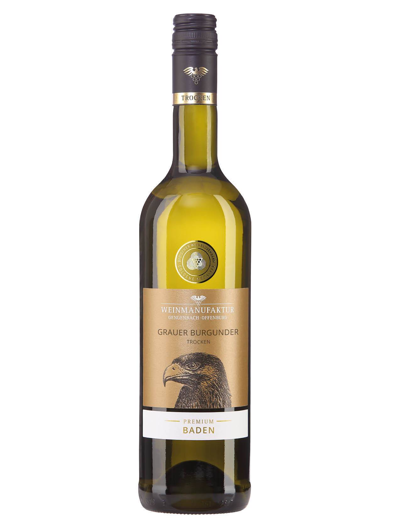 Weinmanufaktur Gengenbach-Offenburg Premium Grauer Burgunder trocken 0,75L 2022