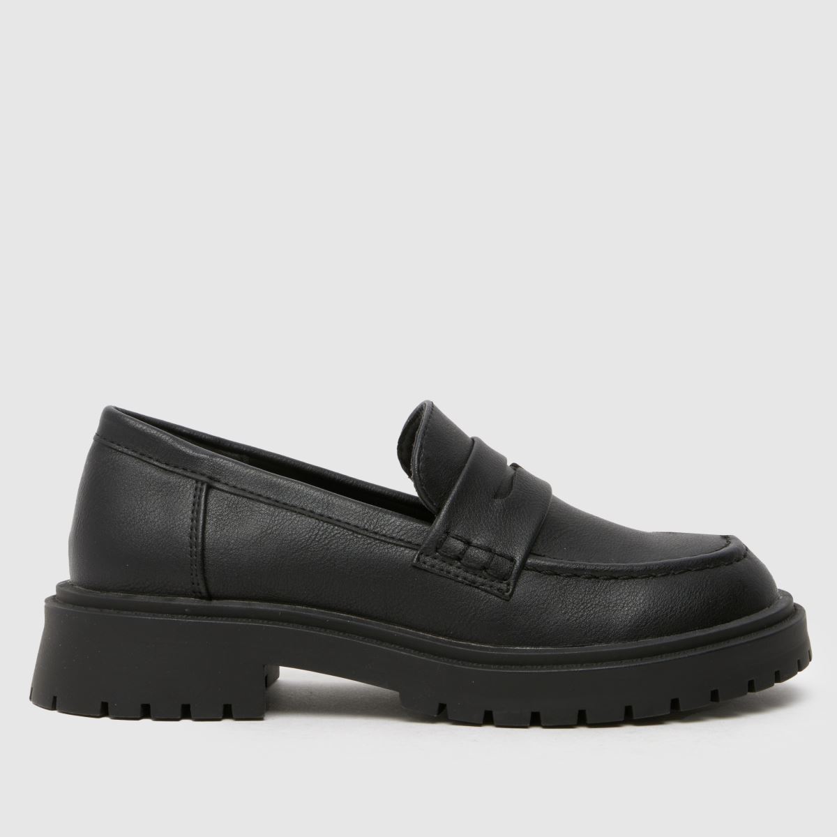 Schuh svarta Lainey loafers för flickor och juniorer