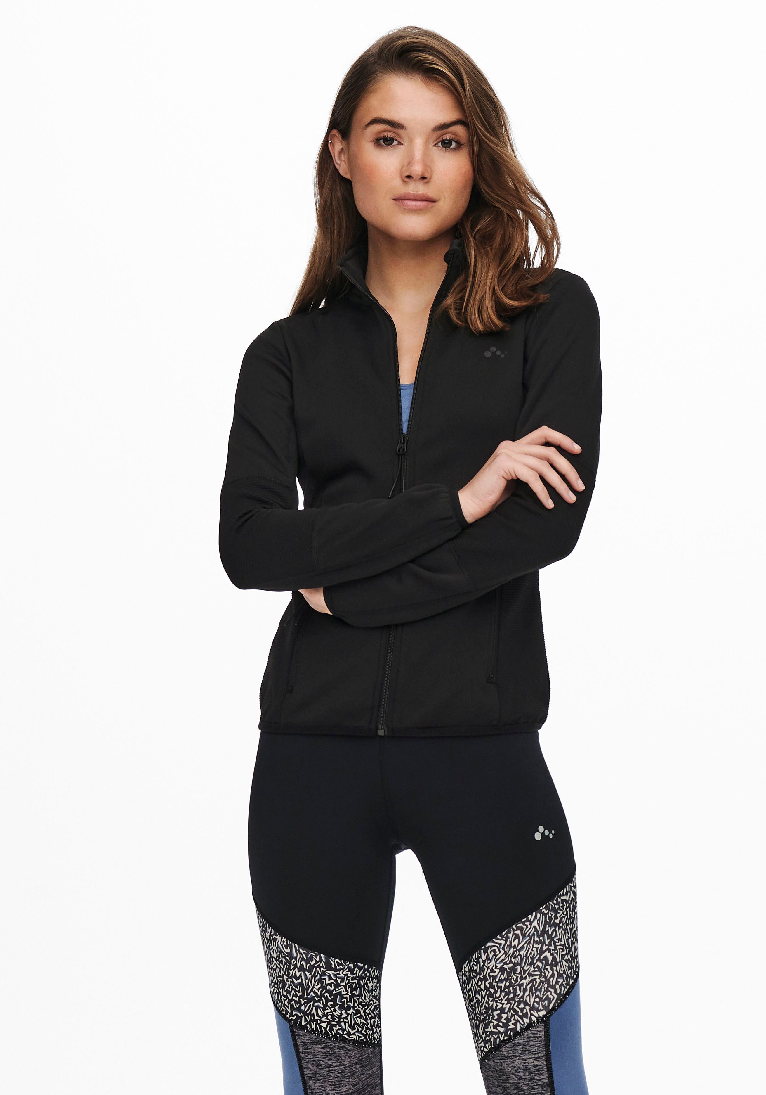 ONLY Play Trainingsjacke ONPJETTA HN FZ LS FLEECE JCK NOOS