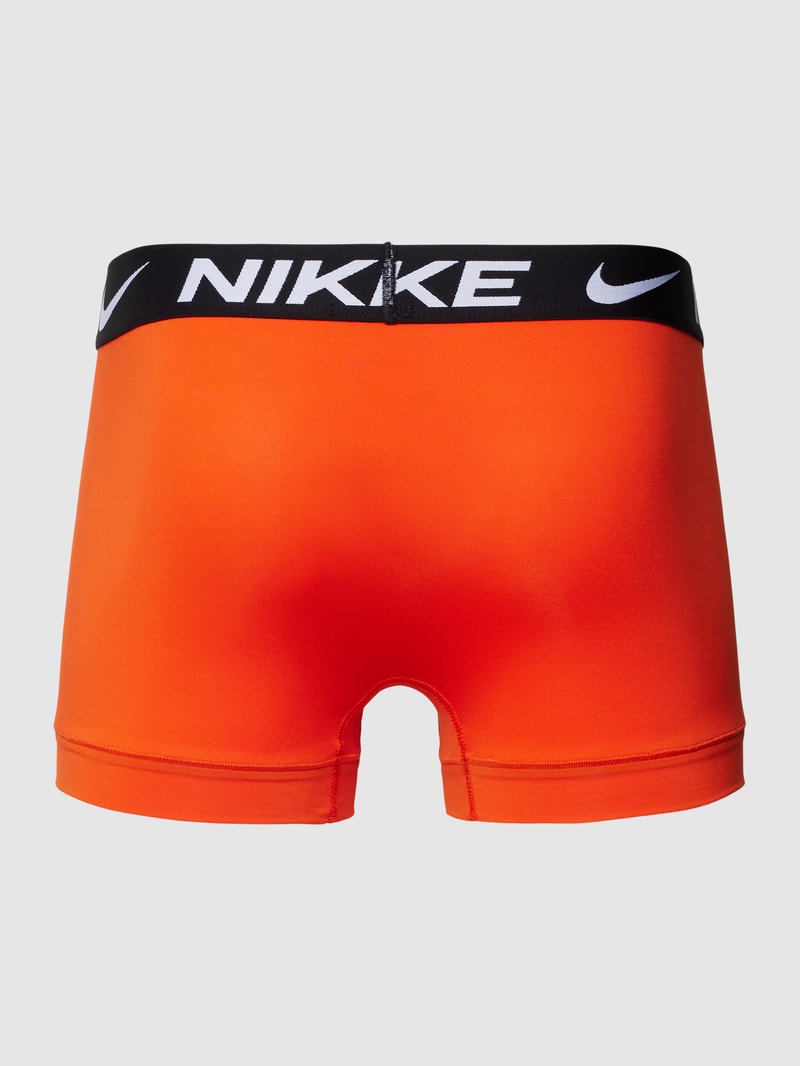 Trunks mit elastischem Logo-Bund im 3er-Pack in dunkel orange