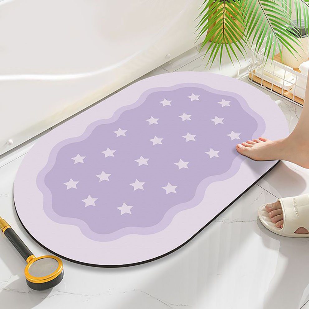 Antirutsch Teppichunterlage Anti-Rutsch-Fußmatten für Türtoiletten, Tapferer Ping