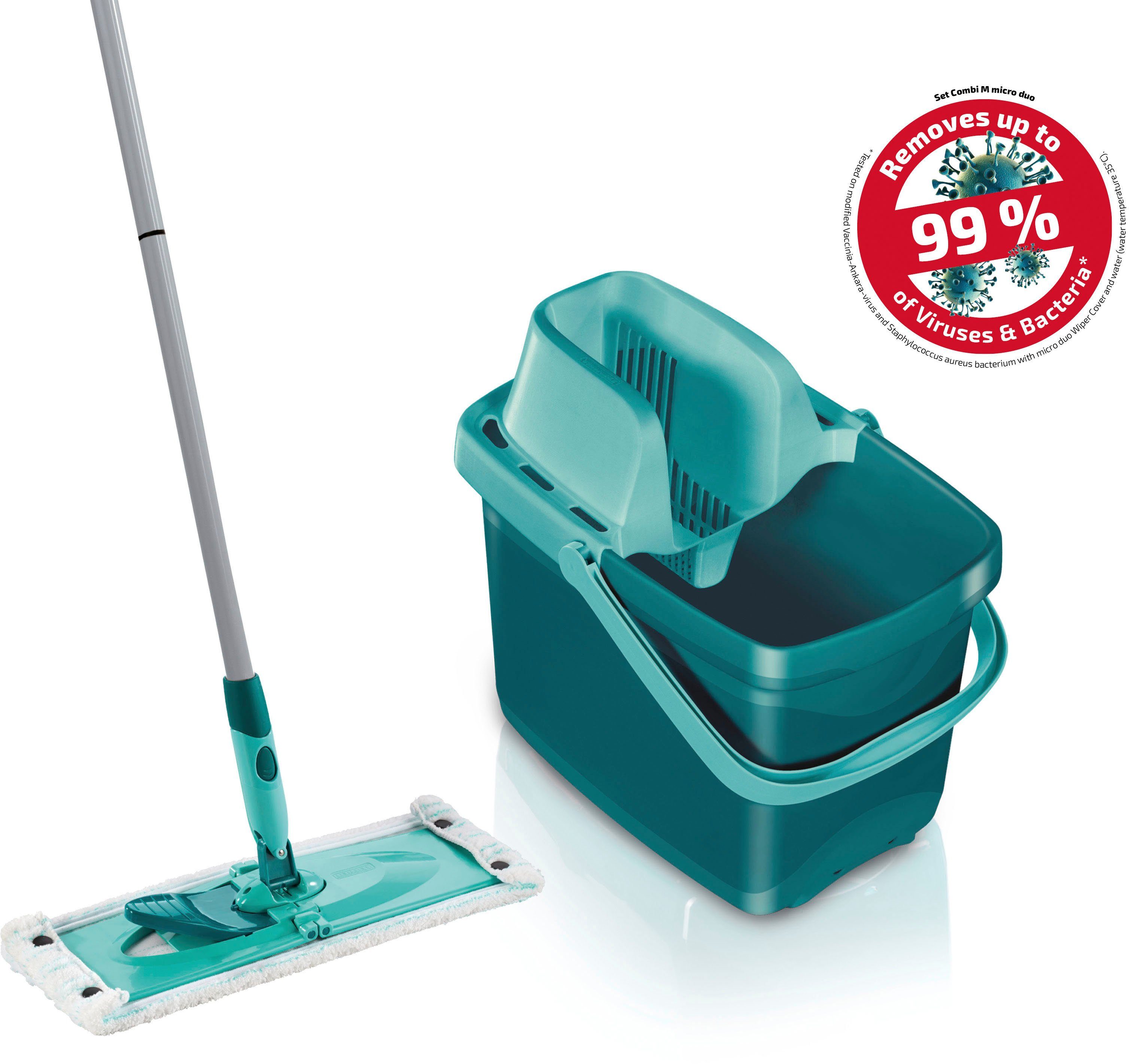 Leifheit Bodenwischer-Set Set Combi Clean, Wischbreite 33 cm
