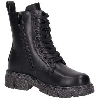Dockers Schnür Boots in schwarz