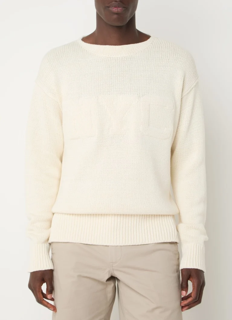 Pull Ralph Lauren en grosse maille de lin mélangé