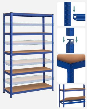 SONGMICS Schwerlastregal Lagerregal, 1-tlg., bis 875 kg belastbar