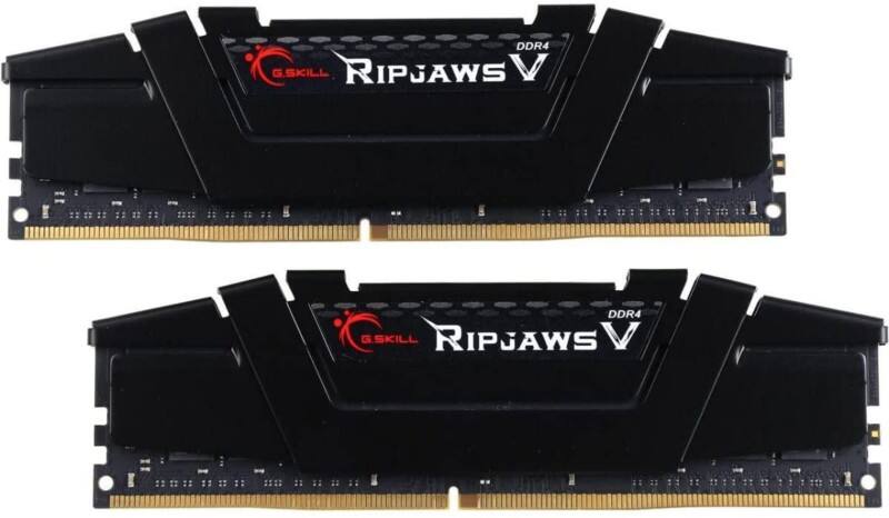 G.Skill RAM F4-3200C14D-32Gvk Dimm 3200 Mhz DDR4 Ripjaws 32 GB (2 x 16GB)