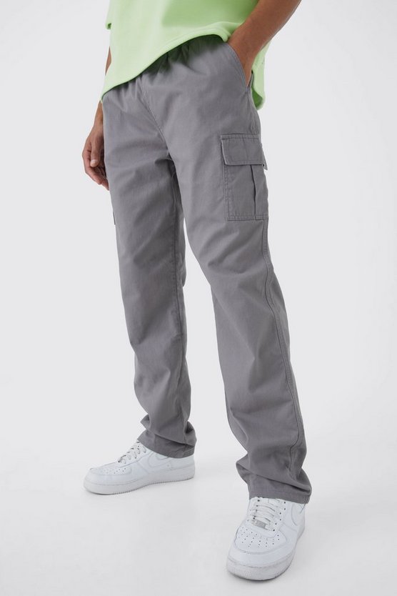 Tall Twill Cargo-Hose mit geradem Bein