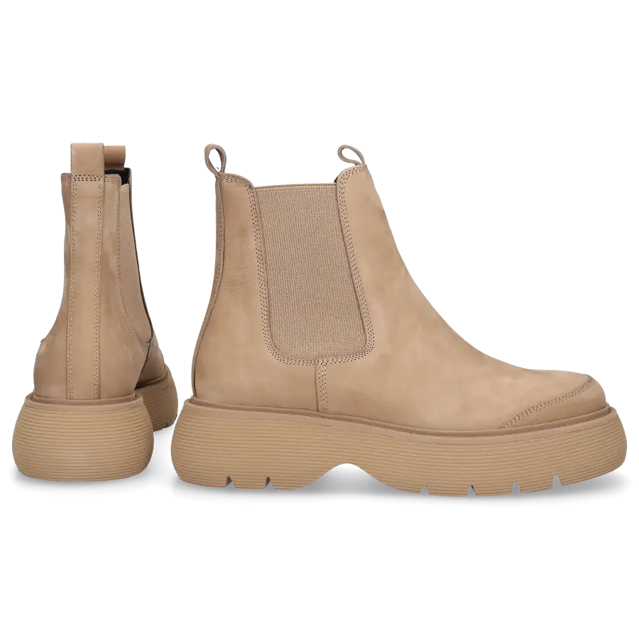 Kennel & Schmenger - Chelsea Boots KIMI Nubukleder - beige